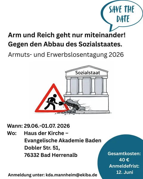 Plakat Erwerbslosentagung