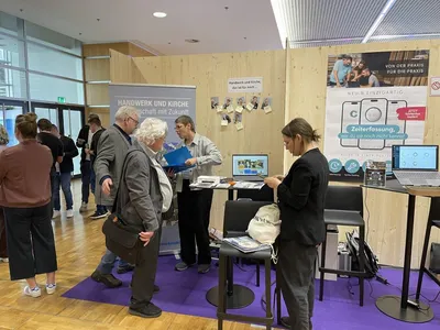 Stand auf der Internationalen Handwerkermesse