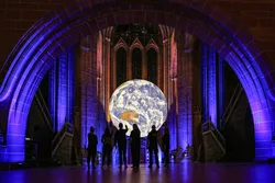 Quelle: Gareth Jones Gaia in der Liverpool Cathedral